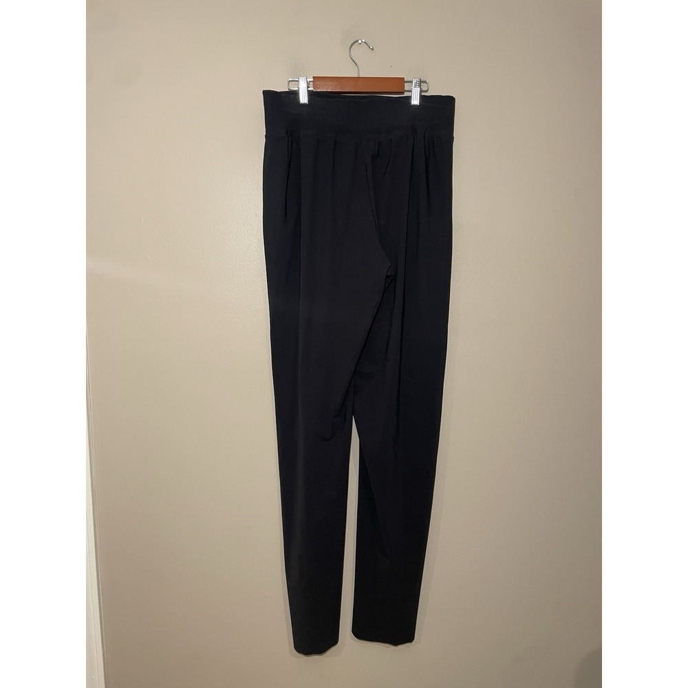 Athleta Cosmic Pants Womens Medium Tall Black Lightweight Wide Leg Pull On - Picture 3 of 6